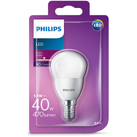 Philips - 5.5W P45 E14 - LED izzó - Meleg fehér (929001157817)