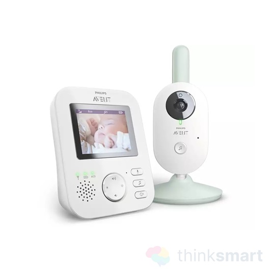 Philips SCD831/52 Avent digitális bébiőr monitor, digitális videofunkcióval - fehér