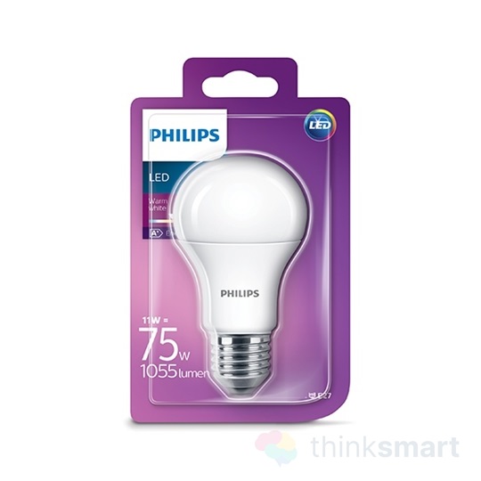 Philips LED izzó - E27 foglalat - 75W - meleg fehér