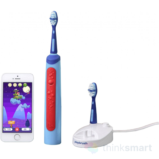 Playbrush Smart Sonic okos elektromos fogkefe - kék/piros