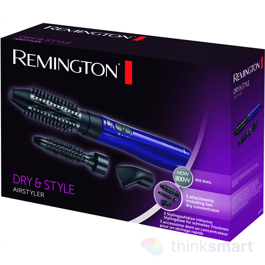 Remington AS800 Dry & Style meleglevegős hajformázó - lila