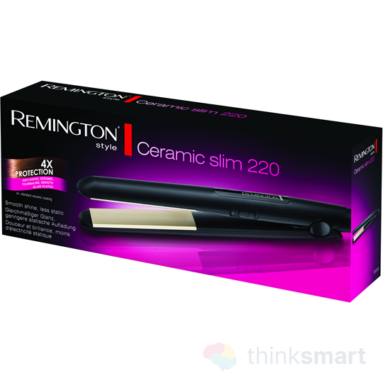 Remington S1510 Ceramic Slim 220 hajvasaló - fekete