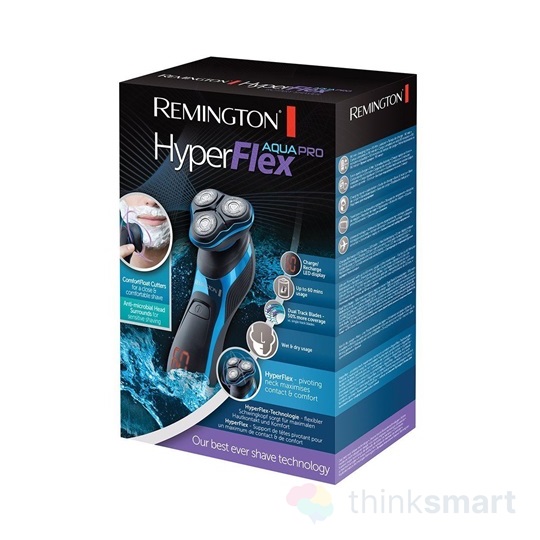 Remington XR1470 HyperFlex Aqua Plus körkéses borotva - fekete/kék