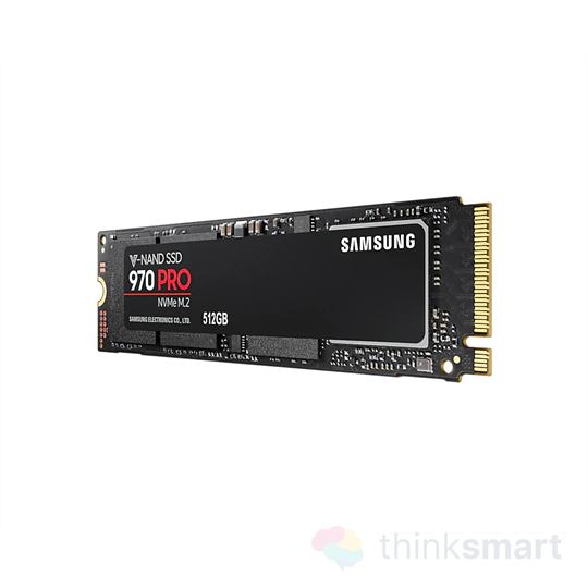SAMSUNG 970 PRO Series fekete SSD, 512GB, M.2 SATA (MZ-V7P512BW)