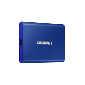 SAMSUNG T7 kék SSD, 1TB, hordozható, USB3.2 (MU-PC1T0H/WW)