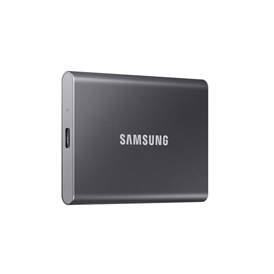 SAMSUNG T7 szürke SSD, 2TB, hordozható, USB3.2 (MU-PC2T0T/WW)