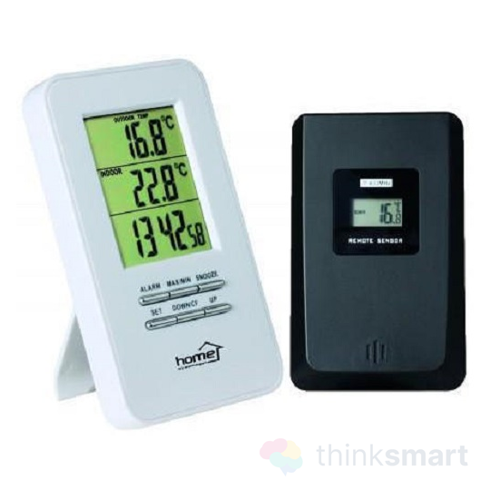 Home HC11 Vezeték nélküli külső-belső hőmérő ébresztőórával
