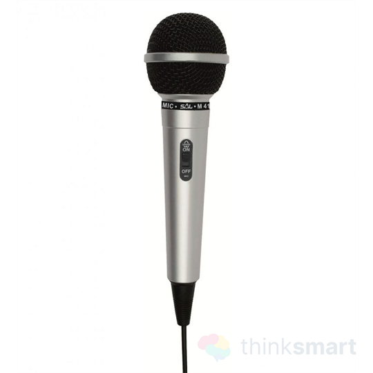 SAL M41 Kézi mikrofon, ezüst, 6,3mm