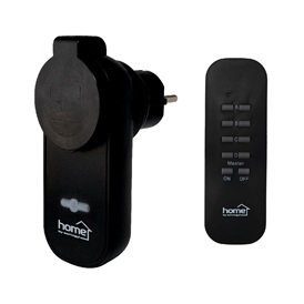 Home THO111 Távirányítható IP44 hálózati aljzat, 1000 W, távirányítóval