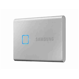 Samsung 2.5" T7 Touch USB3.2 500GB külső SSD - szürke (MU-PC500S/WW)