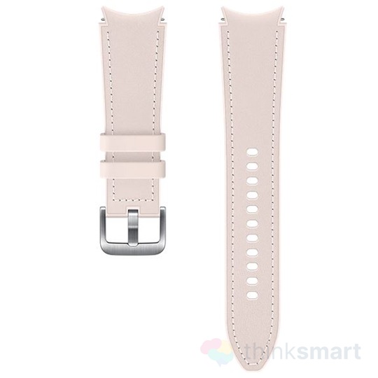 Samsung ET-SHR89LP Hibrid bőr okosóra szíj - rózsaszín | Samsung Galaxy Watch 4 / Watch 4 Classic, 20mm, M/L