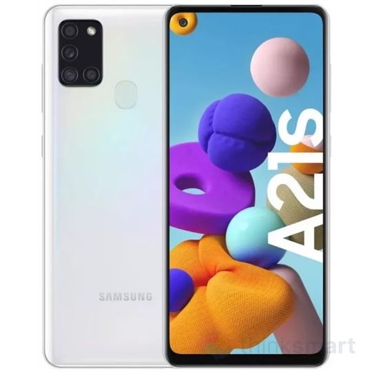 Samsung Galaxy A21S okostelefon - fehér - 32GB - 3GB RAM - DualSIM