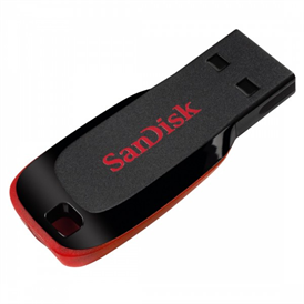 SanDisk Cruzer Blade - 128GB - Pendrive - Fekete (124043)