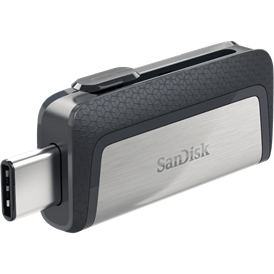 Sandisk SDDDC2-128G-G46 Dual Drive 128GB USB 3.0 USB-A/USB-C pendrive - fekete