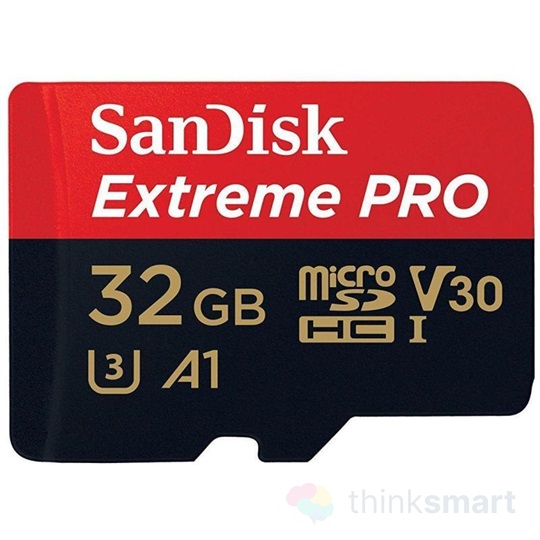 Sandisk Extreme Pro 32GB MicroSDHC memóriakártya - fekete