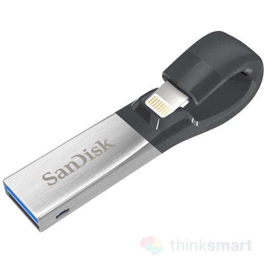 Sandisk iXPAND Apple Lighnting adathordozó - 32GB - ezüst (173327)