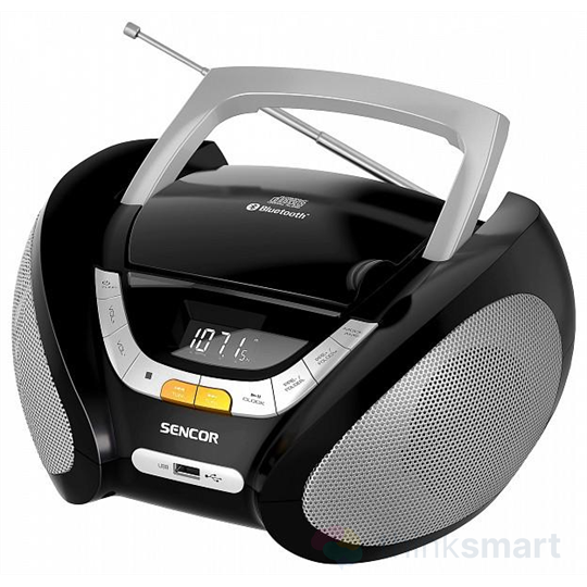 Sencor CD-s rádió RW/Bluetooth/MP3/USB - Fekete (SPT2320)