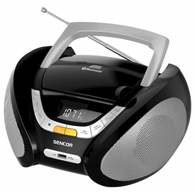 Sencor CD-s rádió RW/Bluetooth/MP3/USB - Fekete (SPT2320)