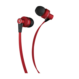 Sencor SEP300 vezetékes mikrofonos fülhalglató - piros