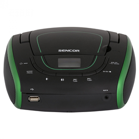 Sencor SPT1600BGN hordozhtó CD-s rádió - fekete