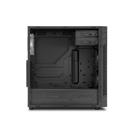 Sharkoon S25-W ATX Ablakos Számítógépház - fekete (4044951019304)