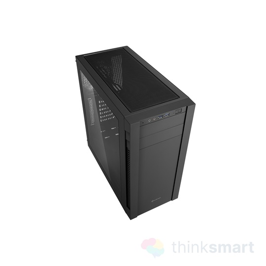 Sharkoon S25-W ATX Ablakos Számítógépház - fekete (4044951019304)
