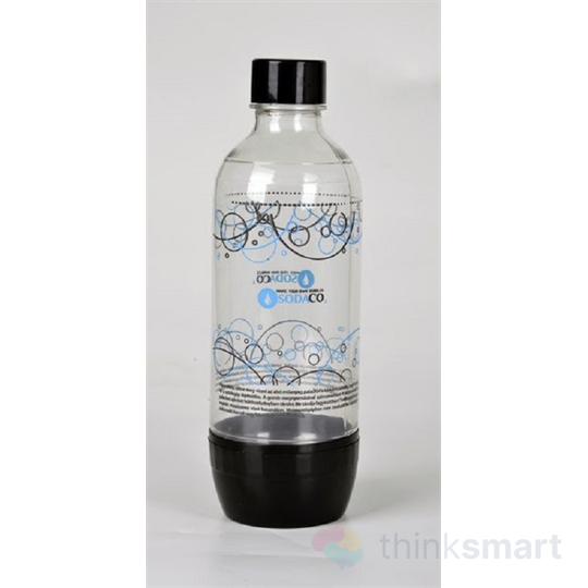 Sodaco szénsavasító PET palack 1L - fekete