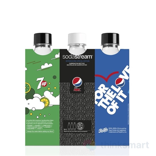 Sodastream Fuse x Pepsi Tripack palack, 3db