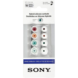 Sony EPEX10AW szilikon füldugó kiegészítő - fehér