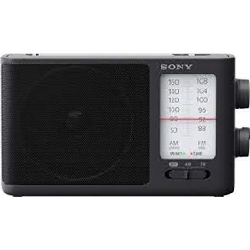 Sony ICF506 hordozható rádió - fekete