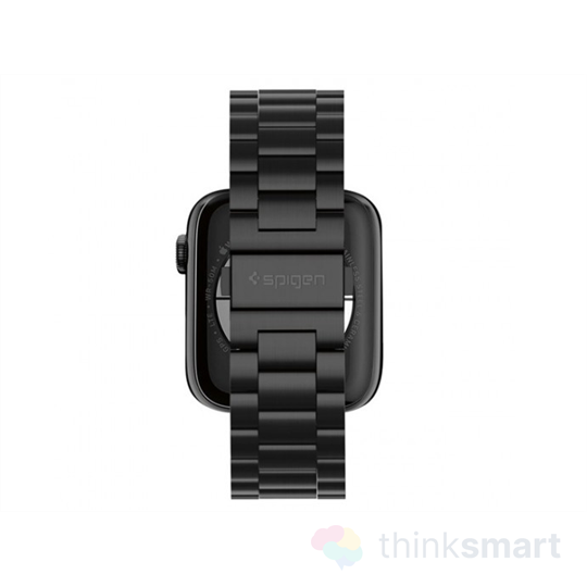 Spigen Modern Fit fém okosóra szíj - fekete | Apple Watch 45/44/42mm