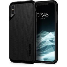 Spigen Neo Hybrid műanyag ütésálló mobiltelefon tok - fekete | Apple iPhone XS Max
