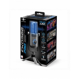 Spirit of Gamer EKO 900 mikrofon - fekete | USB, Cardioid, Omnidirekcionális, zajszűrés, beépített jack csatlakozó