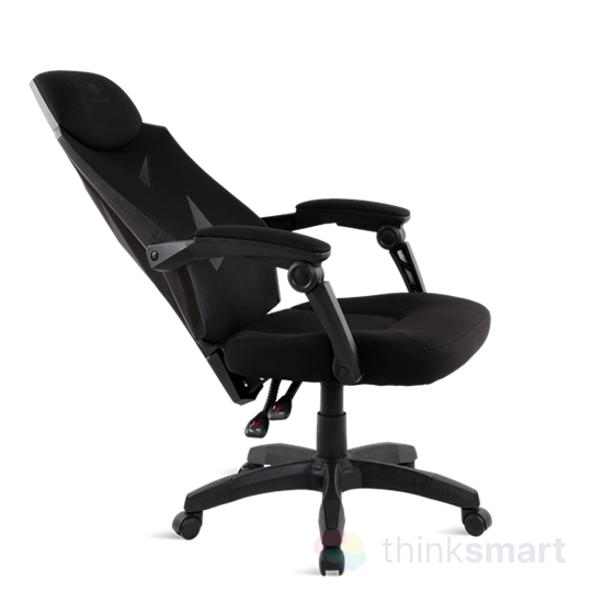 Spirit of Gamer SOG-GCKBK szék - HELLCAT Black (állítható dőlés/magasság; szövet; max.120kg-ig, fekete)