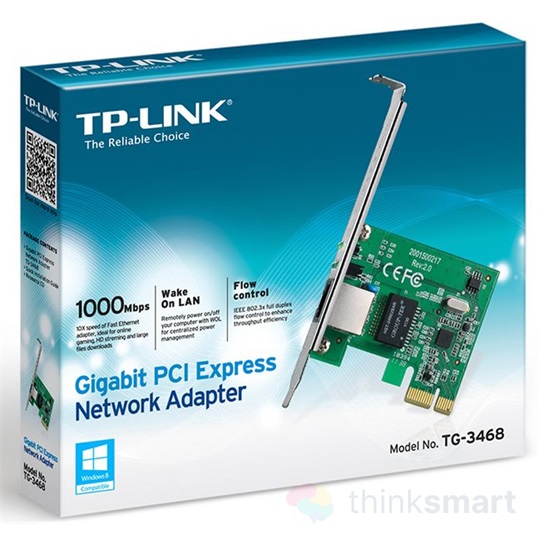 TP-Link TG-3468 PCI-Express vezetékes adapter