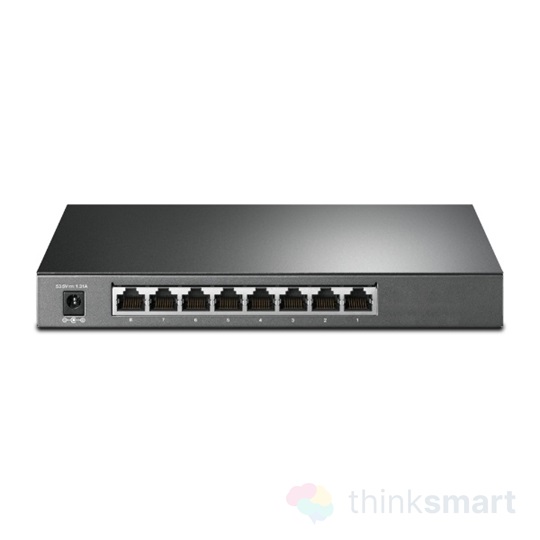 TP-Link TL-SG2008P Switch 8x1000Mbps (4xPOE+), Fémházas Asztali/Rackes, Menedzselhető
