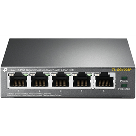 TP-Link TL-SG1005P 5 portos gigabites switch (4x PoE)