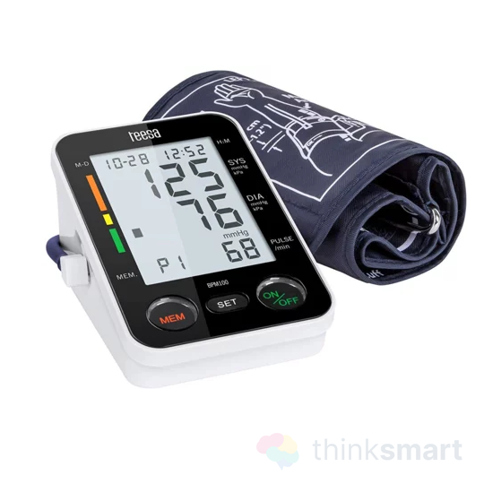 Teesa TSA8045 BPM100 Digitális vérnyomásmérő - Fehér/kék