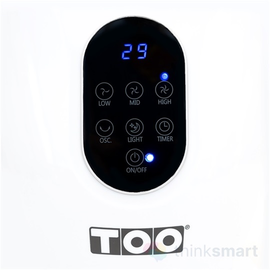 Too FANB-50-101-W lapát nélküli ventilátor - fehér
