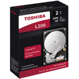 Toshiba 2.5" SATA L200 notebook HDD - 2TB (HDWL120EZSTA)