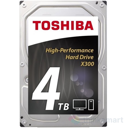 Toshiba 3.5" X300 SATAIII 4TB merevlemez (HDWE140UZSVA)
