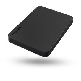 Toshiba Canvio Basics 2,5" 4TB külső merevlemez, fekete (USB3.0; ~5Gbps; NTFS/HFS+; matt)