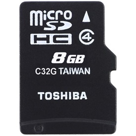 Toshiba M102 8GB Micro SD memória kártya - Class 4