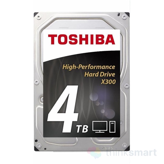 Toshiba X300 High-Performance SATA3 3.5" 4TB Merevlemez (HDWE140EZSTA)