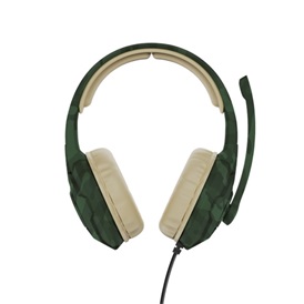 Trust 24359 GXT 411C Radius gamer headset - zöld, terepszínű