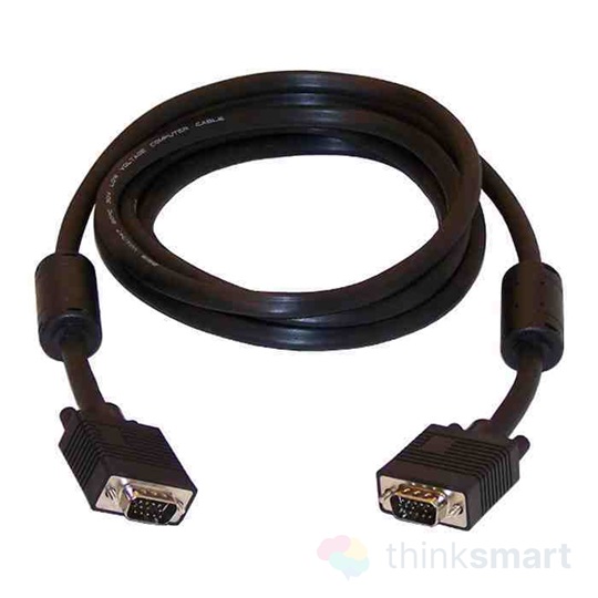 Wiretek VGA monitor kábel | 5m, apa-apa, árnyékolt (PV13E-5)