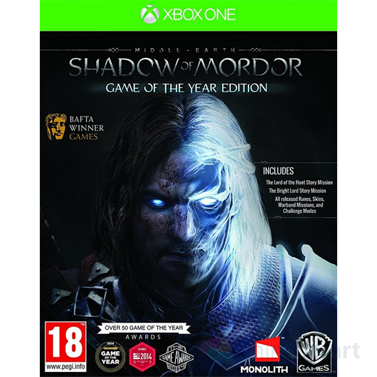 Warner Bros. Interactive Middle Earth Shadow of Mordor Game of the Year Edition XboxOne játékszoftver