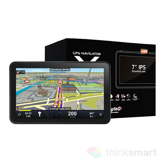 WayteQ X995 MAX autós navigáció + Sygic 3D Európa szoftver