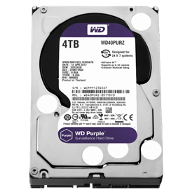 WD Purple 3,5" 4TB merevlemez