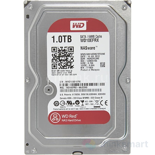 WD Red 3,5" 1TB merevlemez